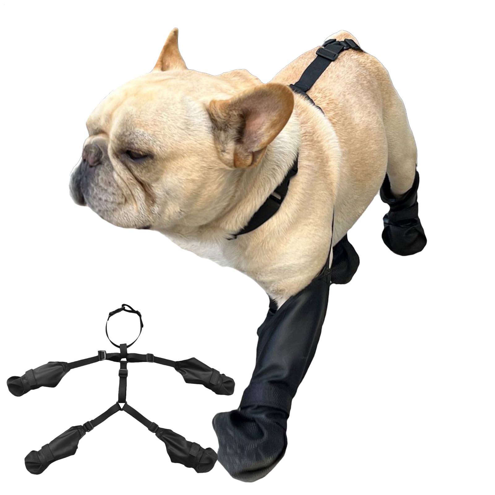Bottes suspendues pour chiens : chaussures réglables imperméables
