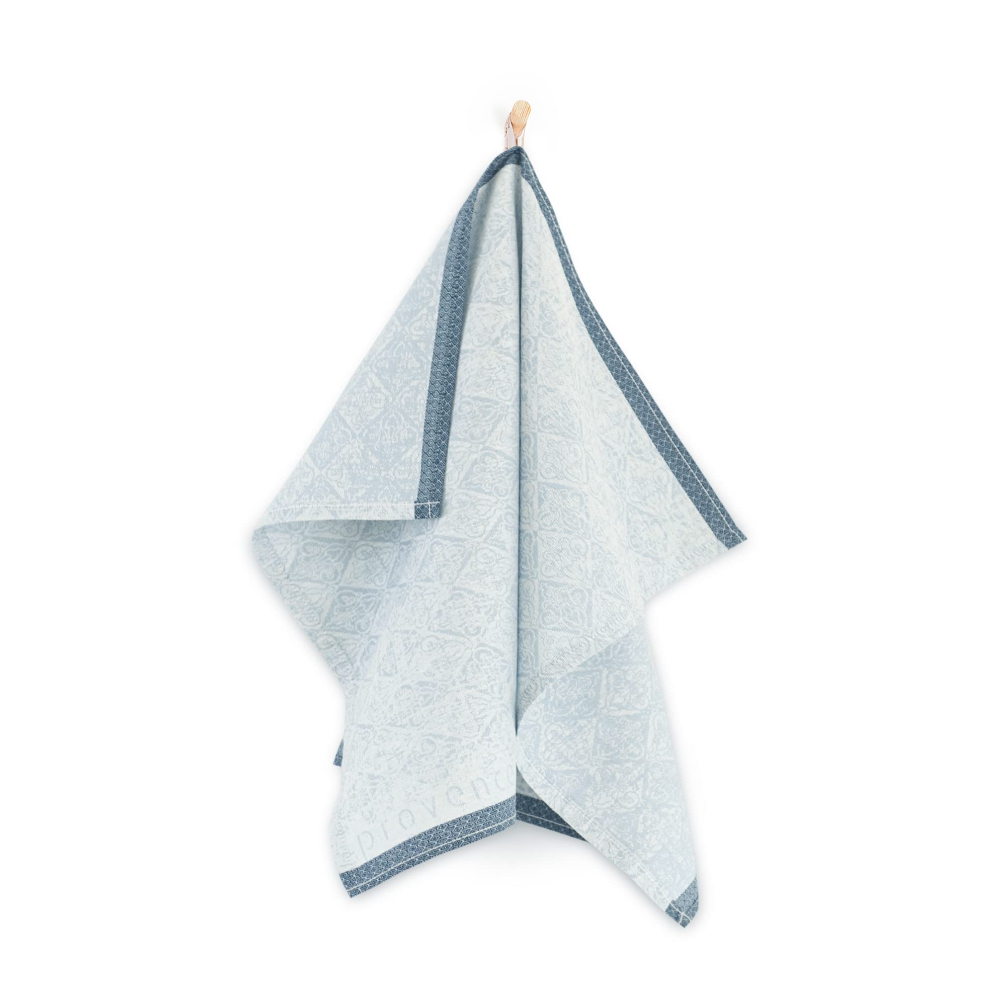 Zwoltex – Set di asciugamani da cucina, 10x strofinacci 50x70cm PROVENCE, panni assorbenti, 100% cotone biologico 200g/m2 panni, strofinacci in cotone con certificato Oeko-TEX - Blu/Grigio/Rosa