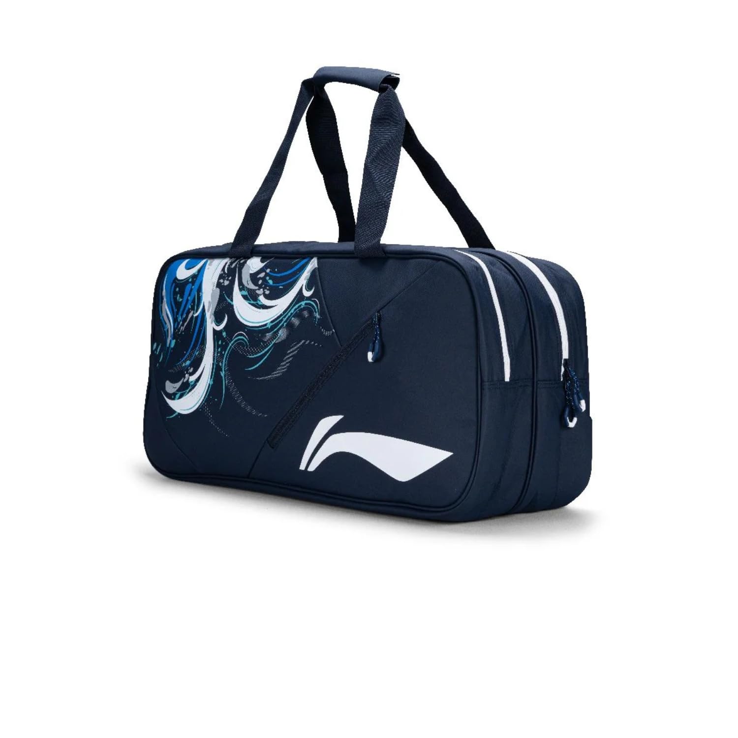 Li-Ning ABLU067-3 Nimbas Badminton Racket Kit Bag, Purplis/Blue – Spacious Compartment Racket Bag for Players, Lightweight & Durable Sports Gear Storage-image-10