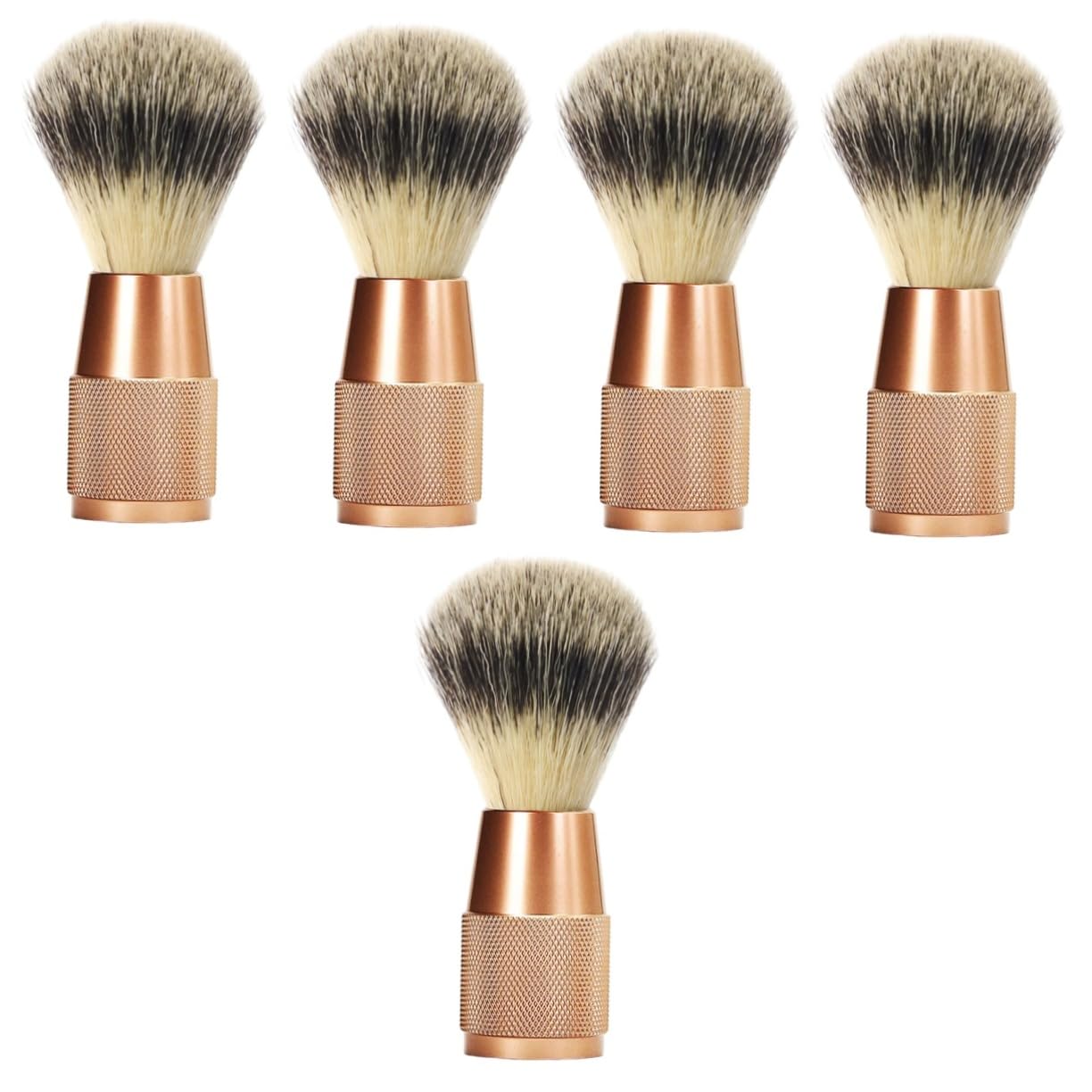 Beaupretty 5 Piezas Brocha De Afeitar Herramienta Cepillo Para Barba Con Cerdas Suaves Cepillo De Bigote Cepillo Para El Cuidado De La Barba Hombre Cepillo De Plumero Nylon Piel Suave