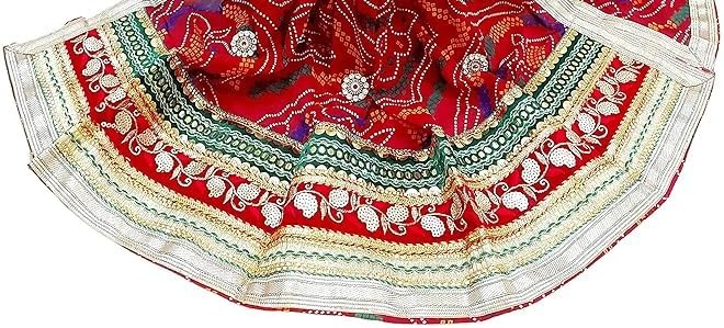 Traditional Piliya Pomcha Red & Yellow Lehenga Set – Perfect for Brides & Festive Celebrations