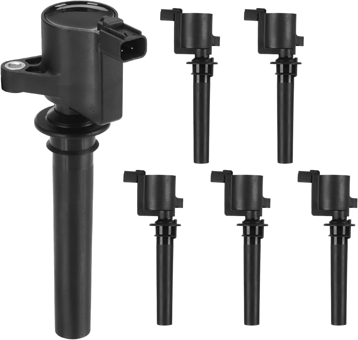 DG513 Ignition Coil Pack 3L for Ford Escape Taurus Freestyle Five Hundred, 2000-2007, for Mercury Sable Montego, for Mazda Tribute, Ignition Coil DG500 FD502 5C1449-6 Set
