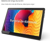 Vista 7 de COOPERS Tablet 10 pulgadas, Android 15 Tablet, 32GB ROM 1TB Expandir Tabletas de computadora, Procesador Quad Core 6000mAh Batería, Pantalla táctil