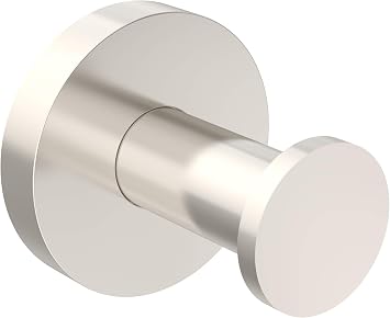Symmons 673RH-STN Identity Wall-Mounted Robe Hook in Satin Nickel | Brass and Stainless Steel