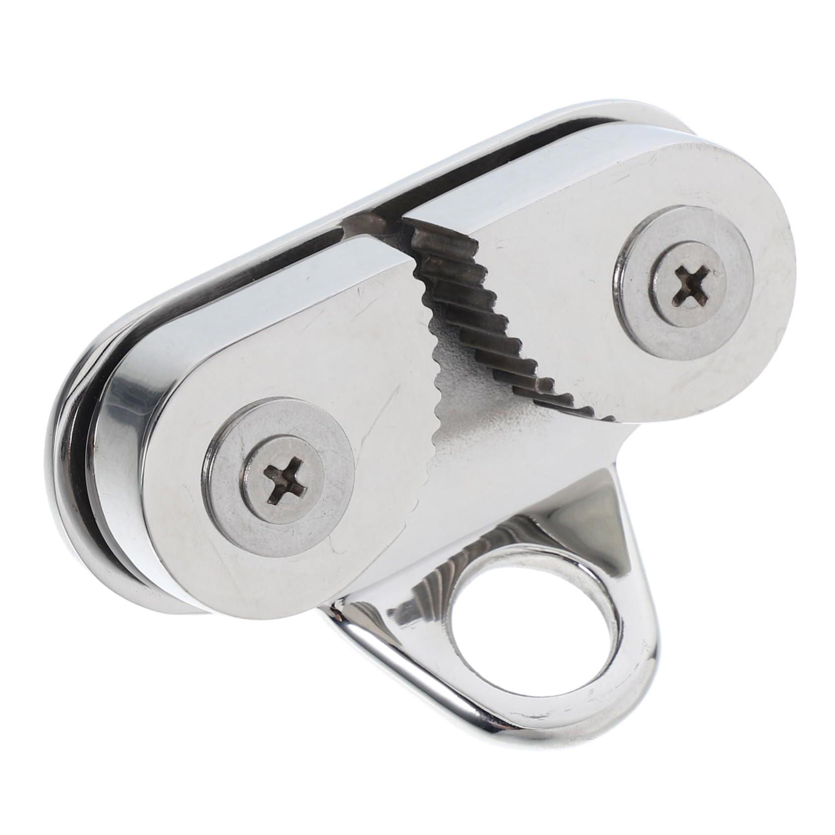 ibasenice 316 Stainless Steel Cam Cleat with Leading Ring Fairlead for Marine Use