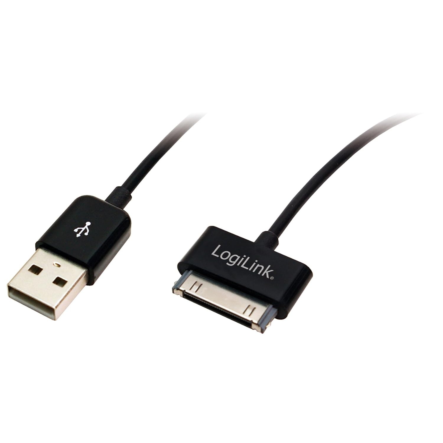LogiLink USB Sync & Charging Cable. Black 1 m 15892