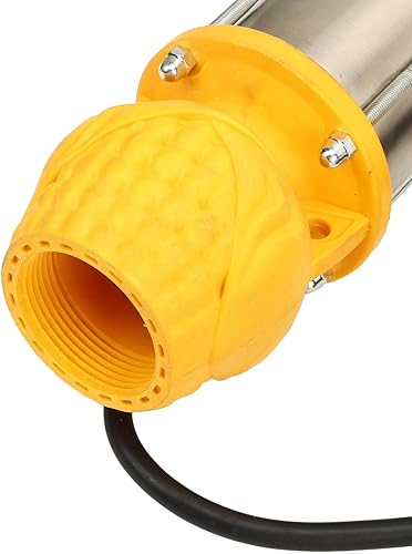 Miniatura 8 de Bomba de pozo profundo DC 400W 59.1 ft Lift Bomba de pozo profundo sumergible solar de gran flujo con junta de salida de 1 pulgada 1.5 pulgadas 2