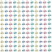 TKOnline Colorful Metal Binder Clips, Assorted Colors and size 15mm（0.6 inch）, 144 Clips
