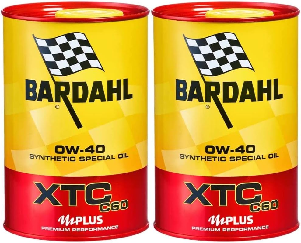 Motocar Bardahl XTC C60 0W-40 2.0 Litre Oil for High Lubrication at Low Temperatures