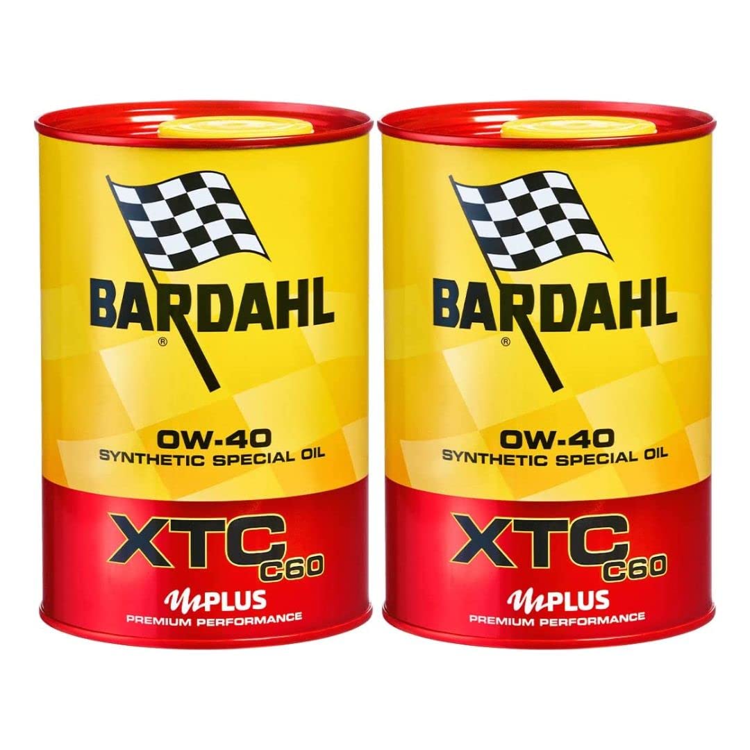 Motocar Bardahl XTC C60 0W-40 2.0 Litre Oil for High Lubrication at Low Temperatures