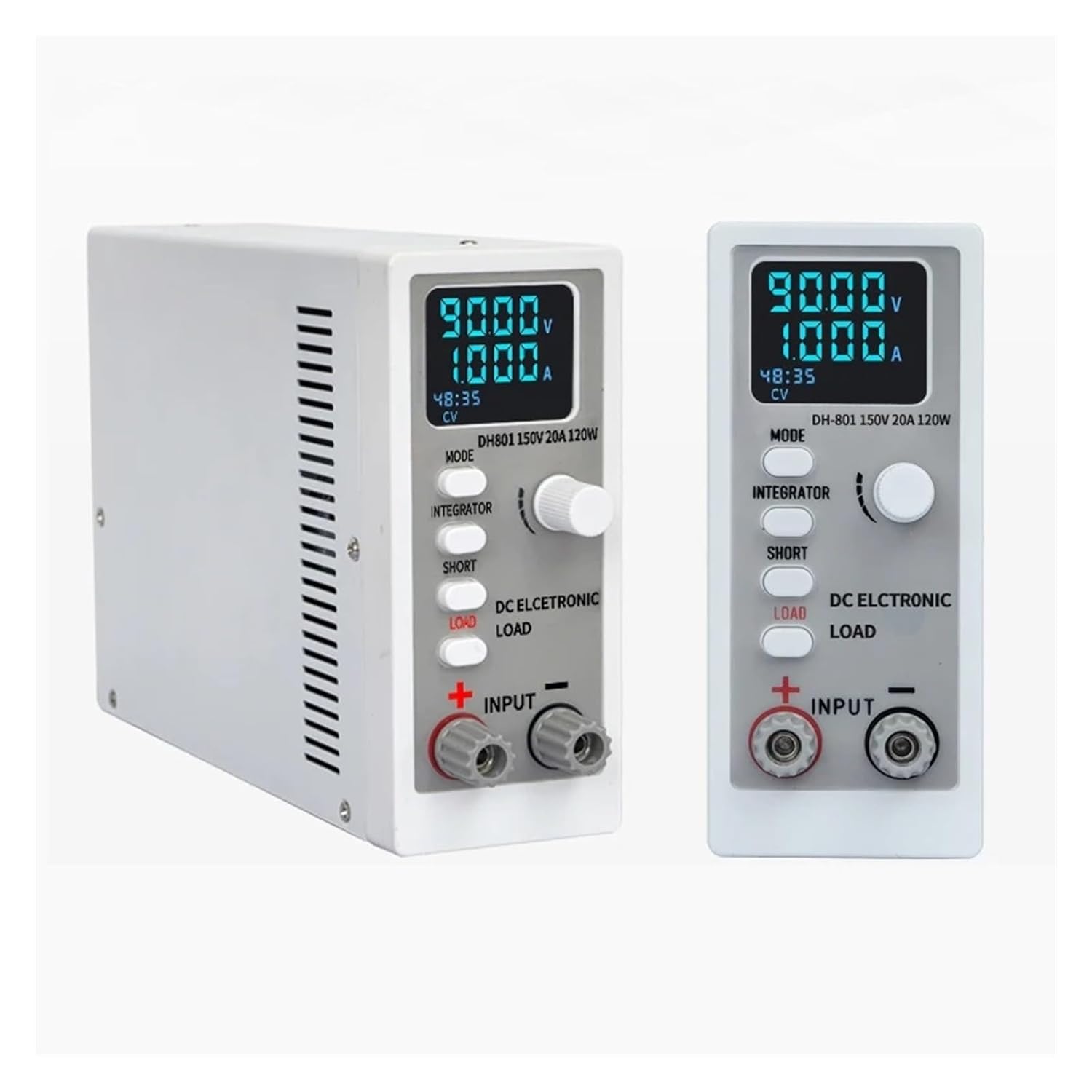 Battery Tester, 1KG Mini Upgrade DC Electronic Load 150V 20A 120W High Precision for Battery Discharge