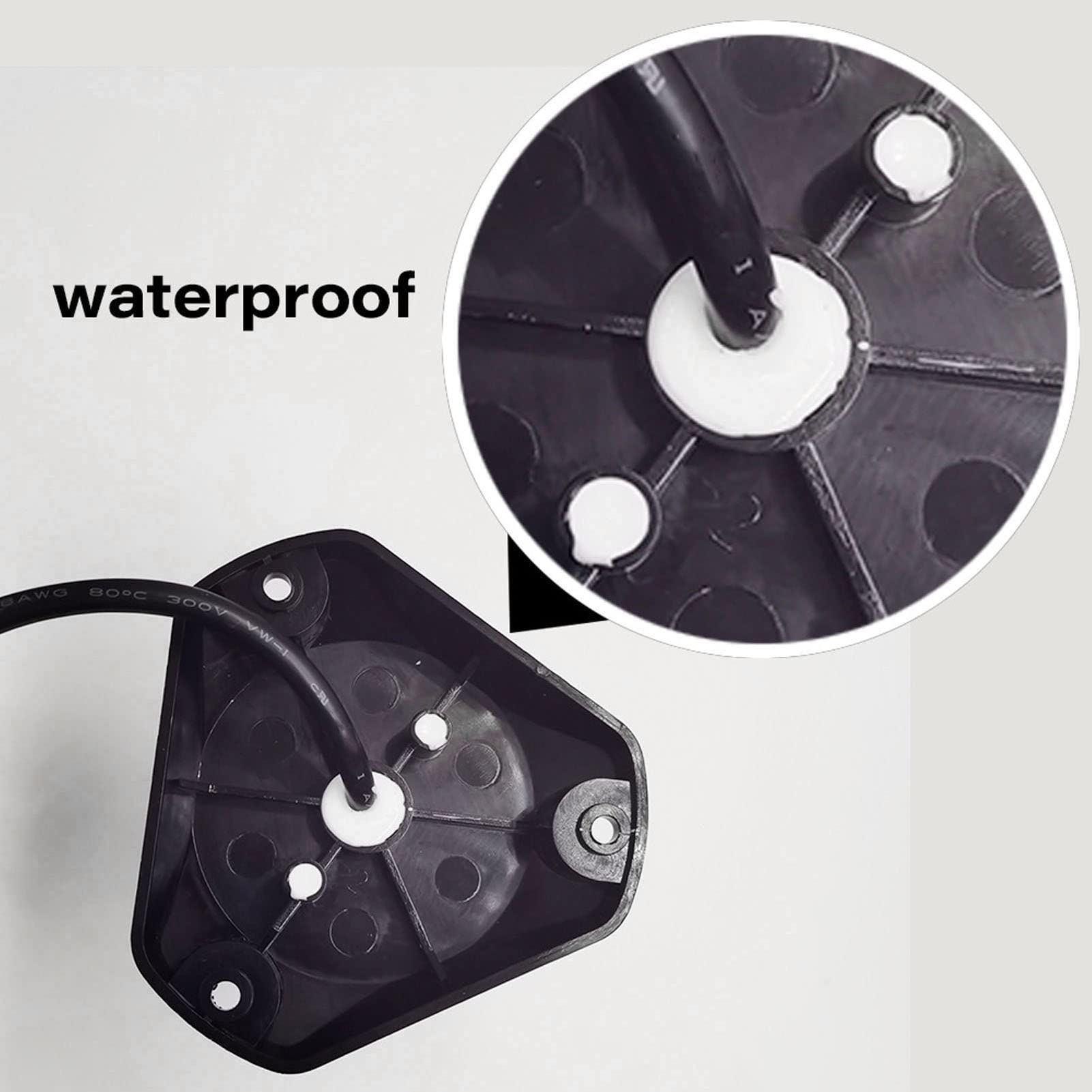 Cryfokt Luce di Navigazione per Barca LED, Impermeabile IP67 Antiriflesso | Luce di segnalazione per vela marina pieghevole, 3 W a bassa potenza, DC 10-30 V, per barche da pesca, yacht, pontone
