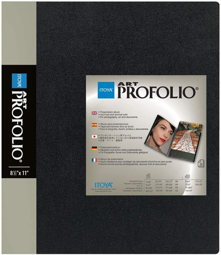 Art Profolio Advantage Presentation Book - 11" X 14" 24 Page Capacity For Sale O - Foto 6