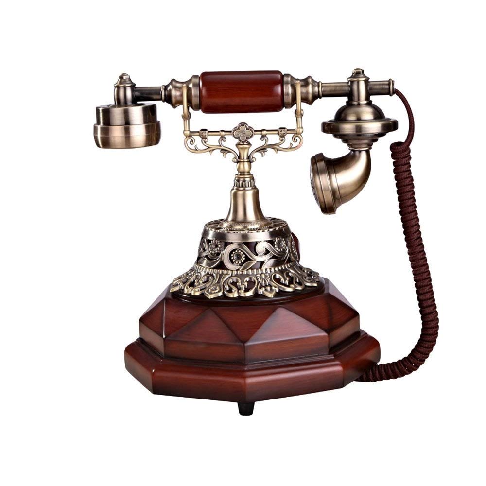 Phone Retro Festnetz Vintage Handwerk Festnetz Antikes Telefon Mode-Festnetz Kabelgebundenes Telefon Haushalt Büro