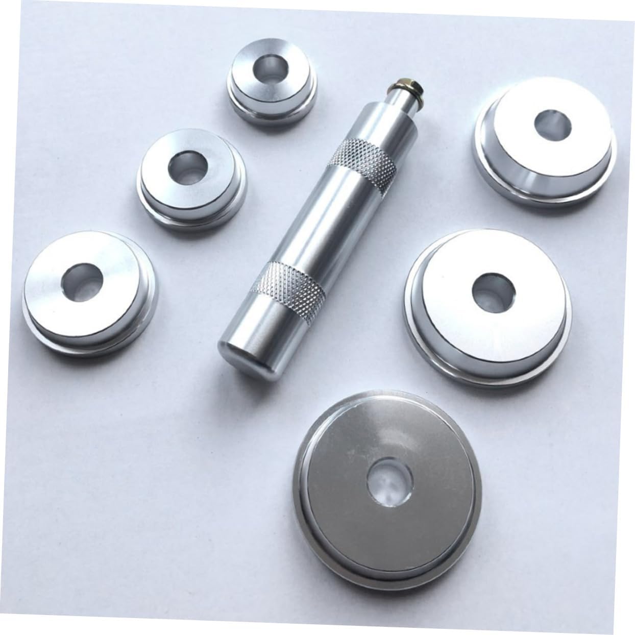 Mobestech 7pcs Bearing Installer for Car Repairs Aluminum Alloy Inclined Type Install Tool