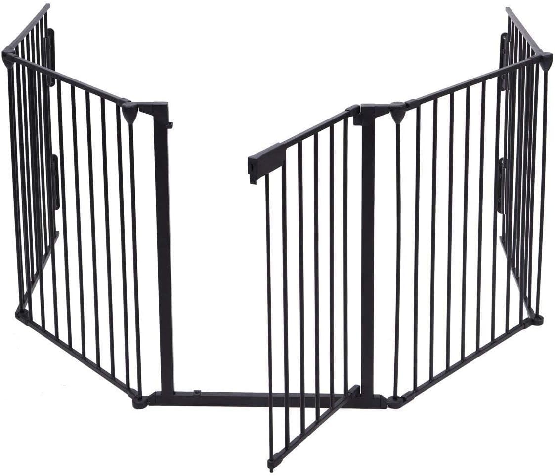 Amazon | ハースゲート 5面セット ドア付 おくだけ セーフティーゲート