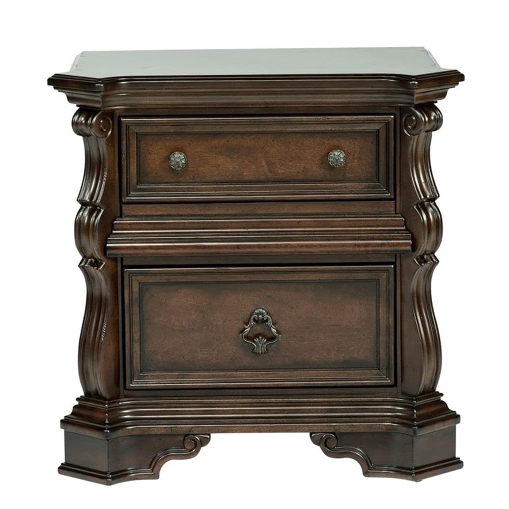 LIBERTY FURNITURE INDUSTRIES, INC. Arbor Place Night Stand, W30 x D19 x H30, Dark Brown