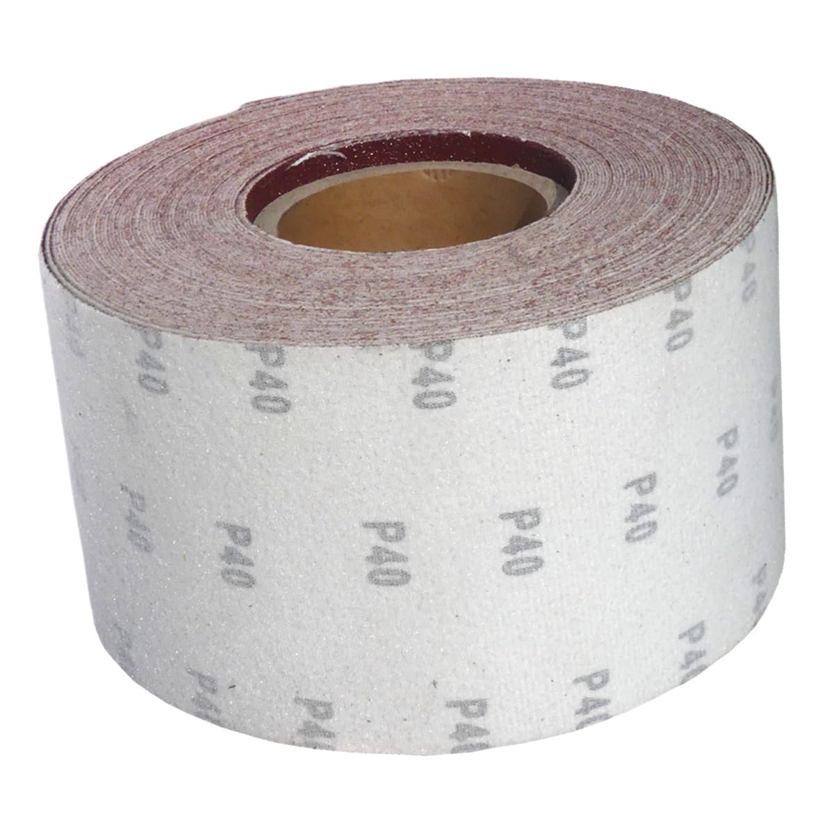 Rotolo di carta vetrata, 25 m, 93 mm x 25 m, grana P40