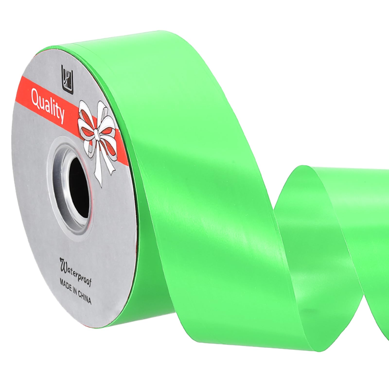 PATIKIL Curling Ribbon, (100 yd / 91m x 50mm, Bright Green), Plastic Ribbon Roll Balloon String, Suit for - Birthday Parties/Gift Wrapping/Wedding Decorations/Flower Bouquets/Bow Making