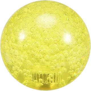 uxcell Joystick Ball Top Handle Rocker Round Head Arcade Fighting Game DIY Parts Replacement Crystal Yellow