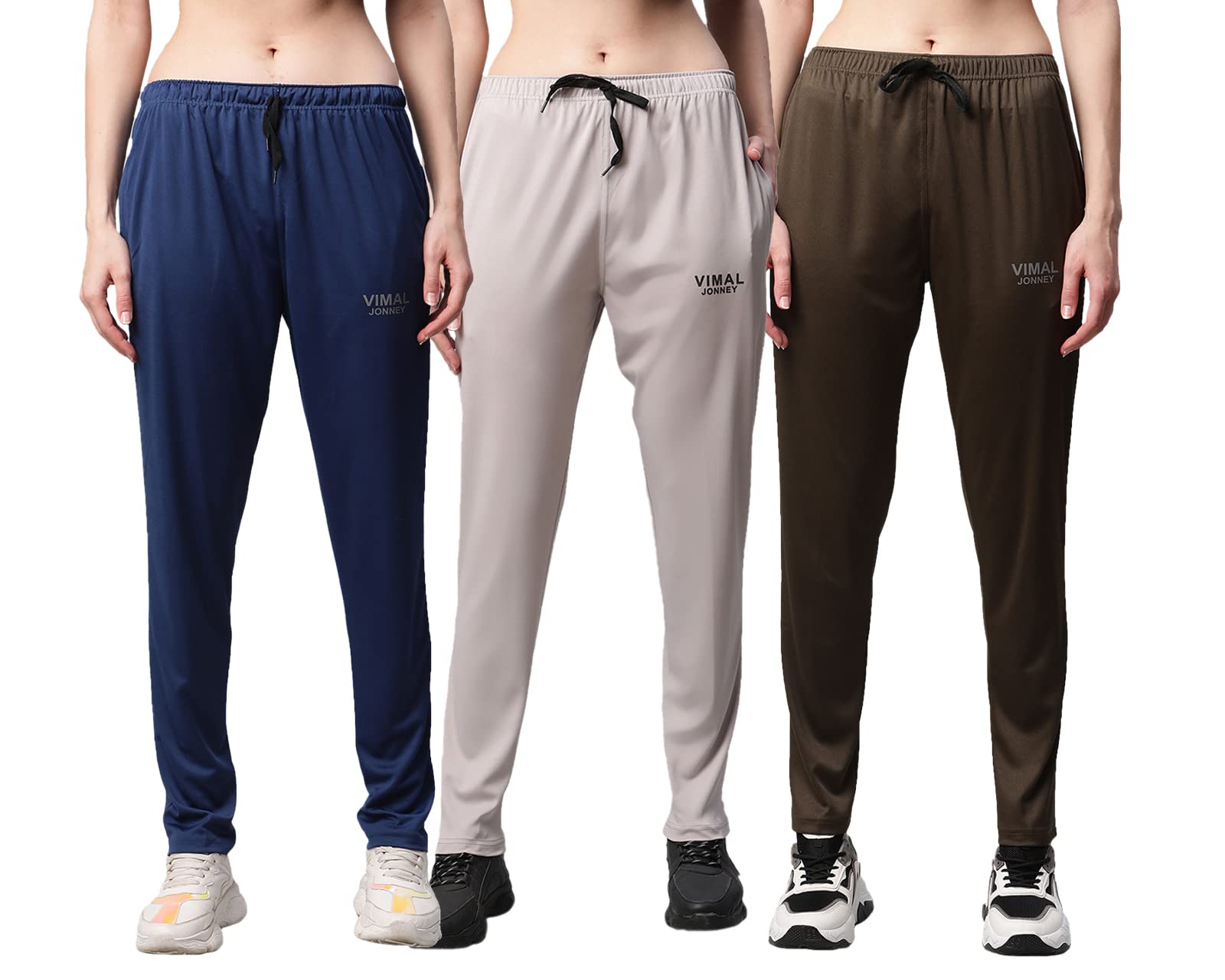 Mack Jonney Regular FIT Trackpant for Women-Dryfit_D10_BLU_Gry_L.Gry_003-P