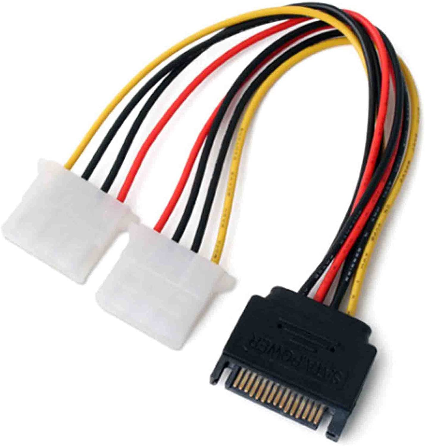 IDE Male to SATA Female Power Cord one Point Two SATA Male to IDE Female Graphics Card Adapter Change line (SATA-M to IDE-2F)