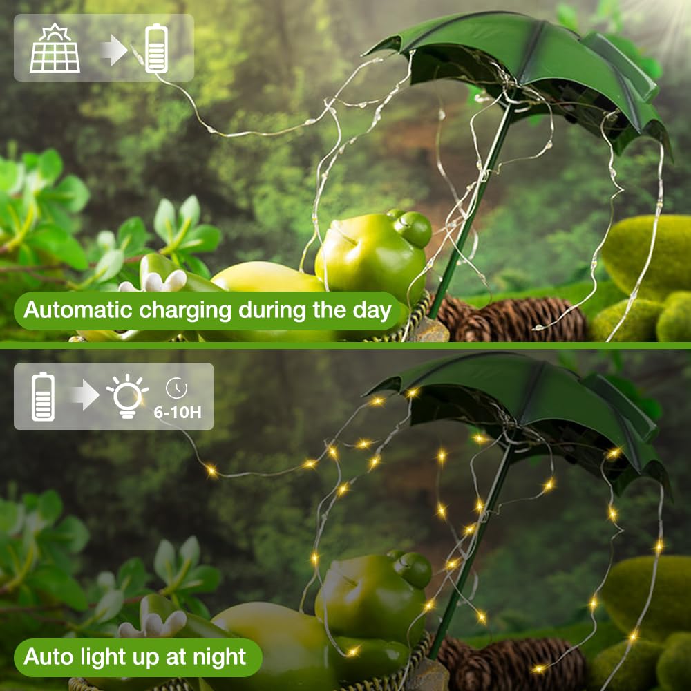 IXYHKB Solar Frog Garden Ornaments Outdoor, Solar Garden Statues Miniature Frog Figurine - Image 4