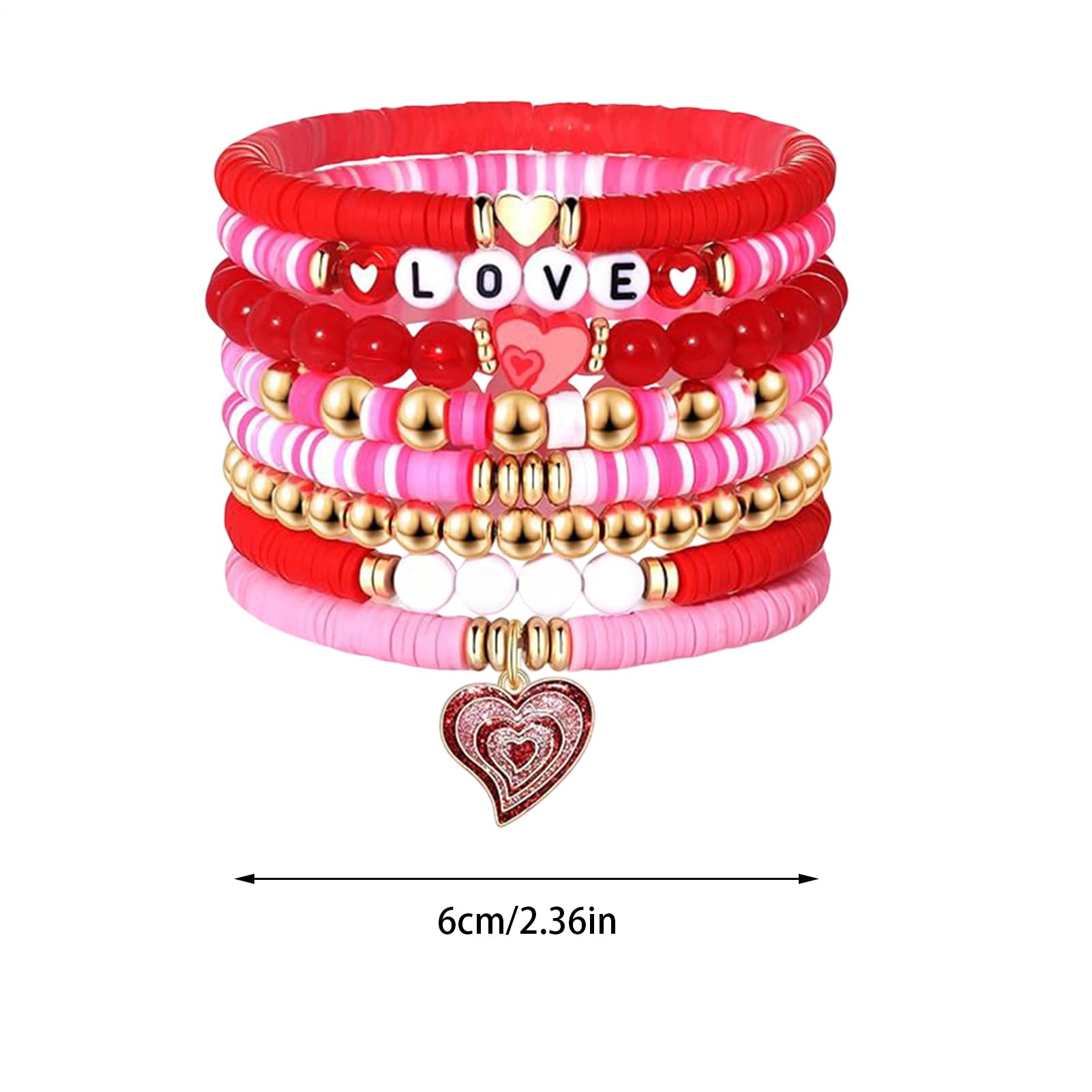 Generico Bracciali a maglie per donna Multistrato regolabile | Bracciali charm Catene sovrapponibili a , delicate e sobrie, per compleanni, festa della mamma, matrimoni, feste, Natale,