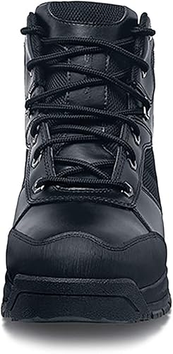 Miniatura 4 de Shoes for Crews Voyager II - Botas de trabajo unisex con punta suave y punta de acero, antideslizantes, resistentes al agua, color negro