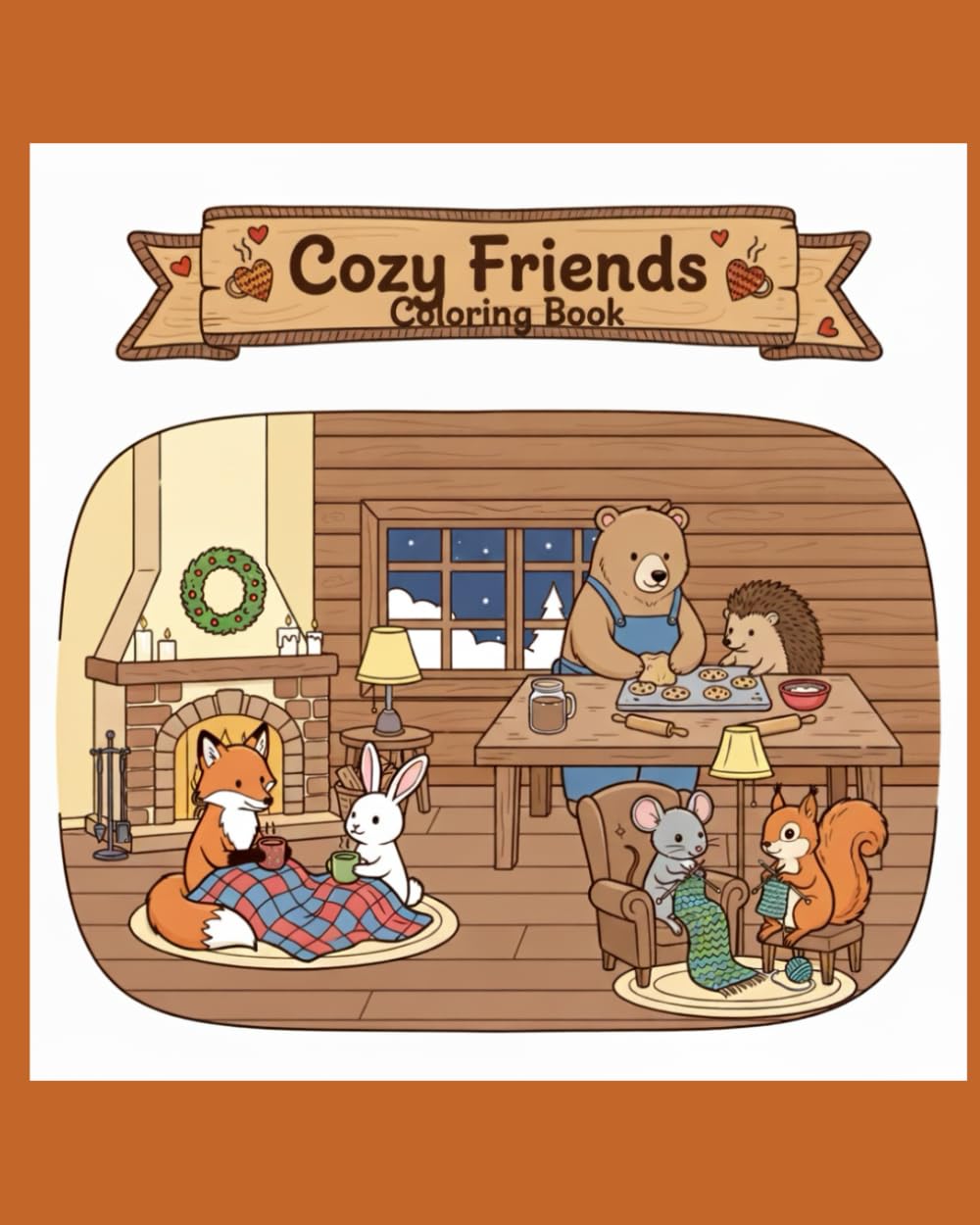 Cozy Friends - A Relaxing Coloring Experience for All Ages: Stress-Relieving Designs for Mindfulness, Creativity & Relaxation (Cozy Friends Coloring Book Series)