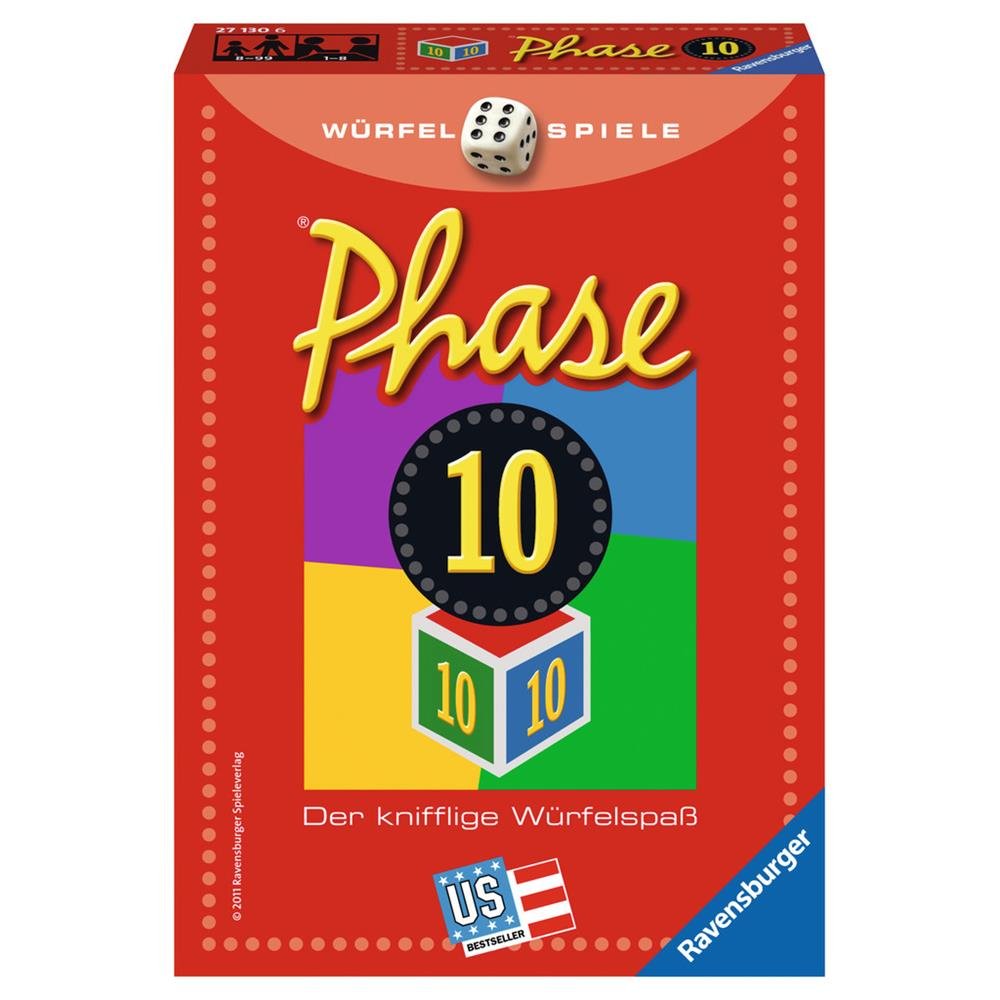Ravensburger 27130 - Phase 10 - Würfelspiel