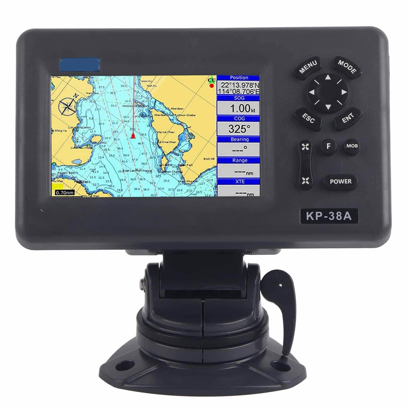 Navegador GPS para Barcos Marinos, Trazador Gráfico con Pantalla LCD y Transpondedor AIS Clase B para Entusiastas de la Navegación Náutica