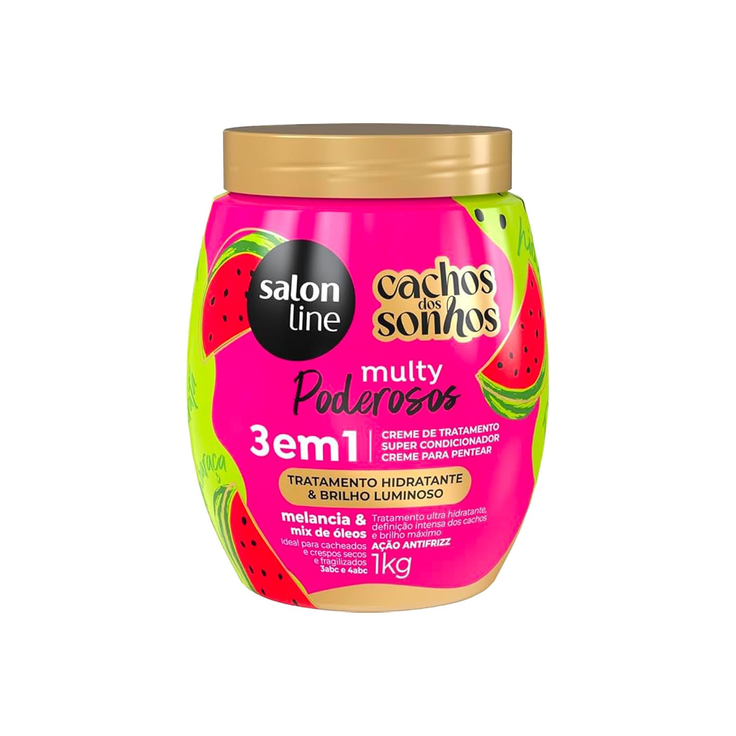 Salon Line Multy Poderosos 3-in-1 Curl Cream Watermelon & Oil Mix 1 kg