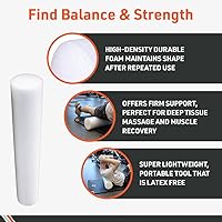 Vista 2 de Body Sport Foam Roller, Full Round 36 in x 6 in. – Lightweight & Durable for Flexibility, Strengthening & Rehab – High-Density for Muscle