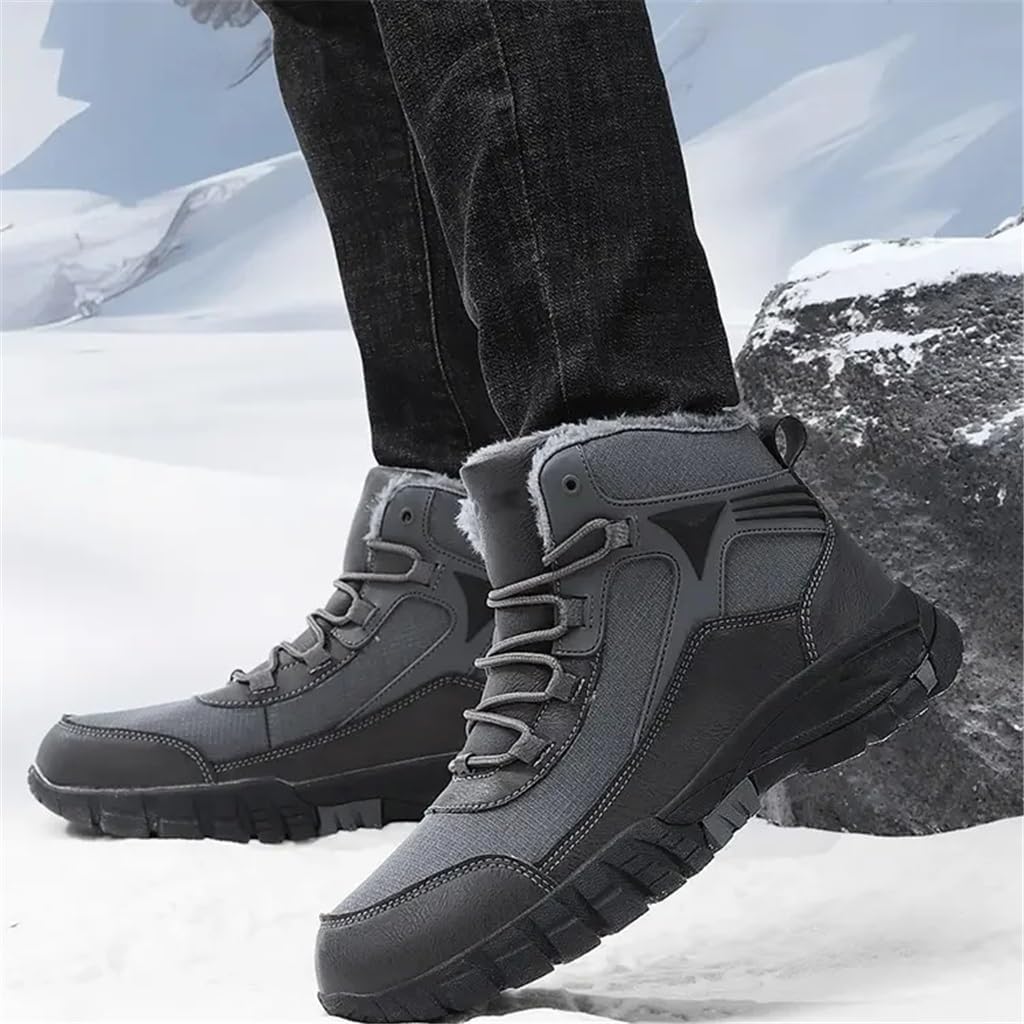 Men's Winter Anti-Slip Shoes Warm Breathable Snow Shoes(39 Code)