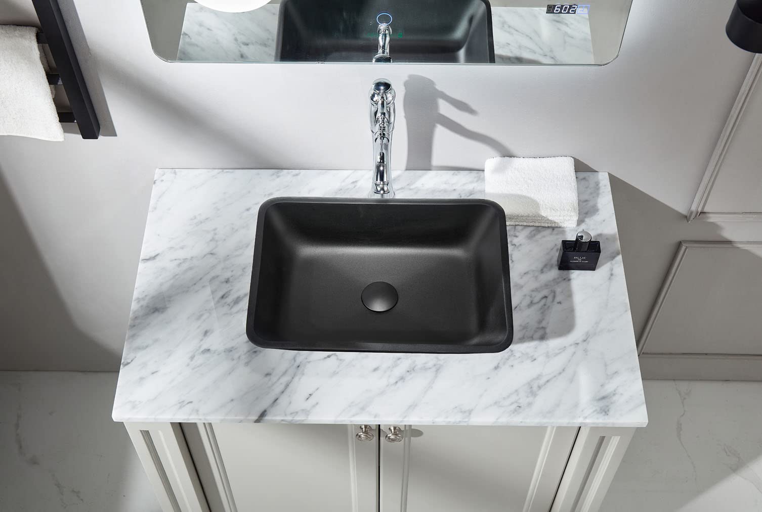 Mai & Mai Lavabo Salle De Bains Vasque à Poser Rectangulaire