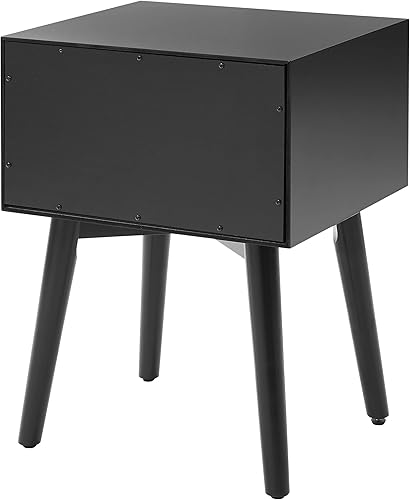 Miniatura 6 de Crosley Furniture Landon - Mesita de noche con cajón, color negro mate