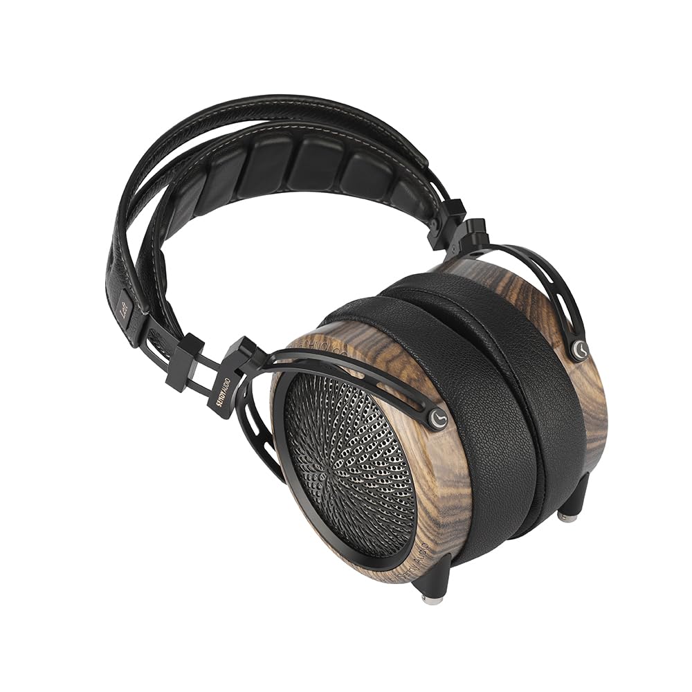 Sendy Audio Peacock Black ヘッドホン ウッドレザー Amazon.com: SENDYAUDIO -Peacock Classic, Elegant & Luxury