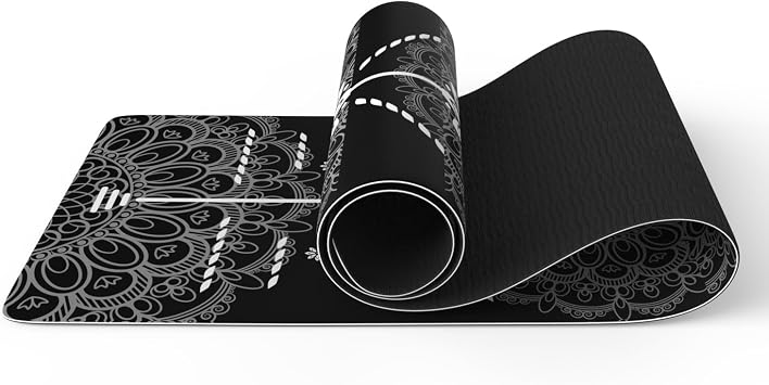 FOLAI Extra Thick Yoga Mat 6mm,pilates mat thick - Non-Slip Exercise Mat for HIIT, Pilates & Home Workouts & Workout with Free Carry Strap