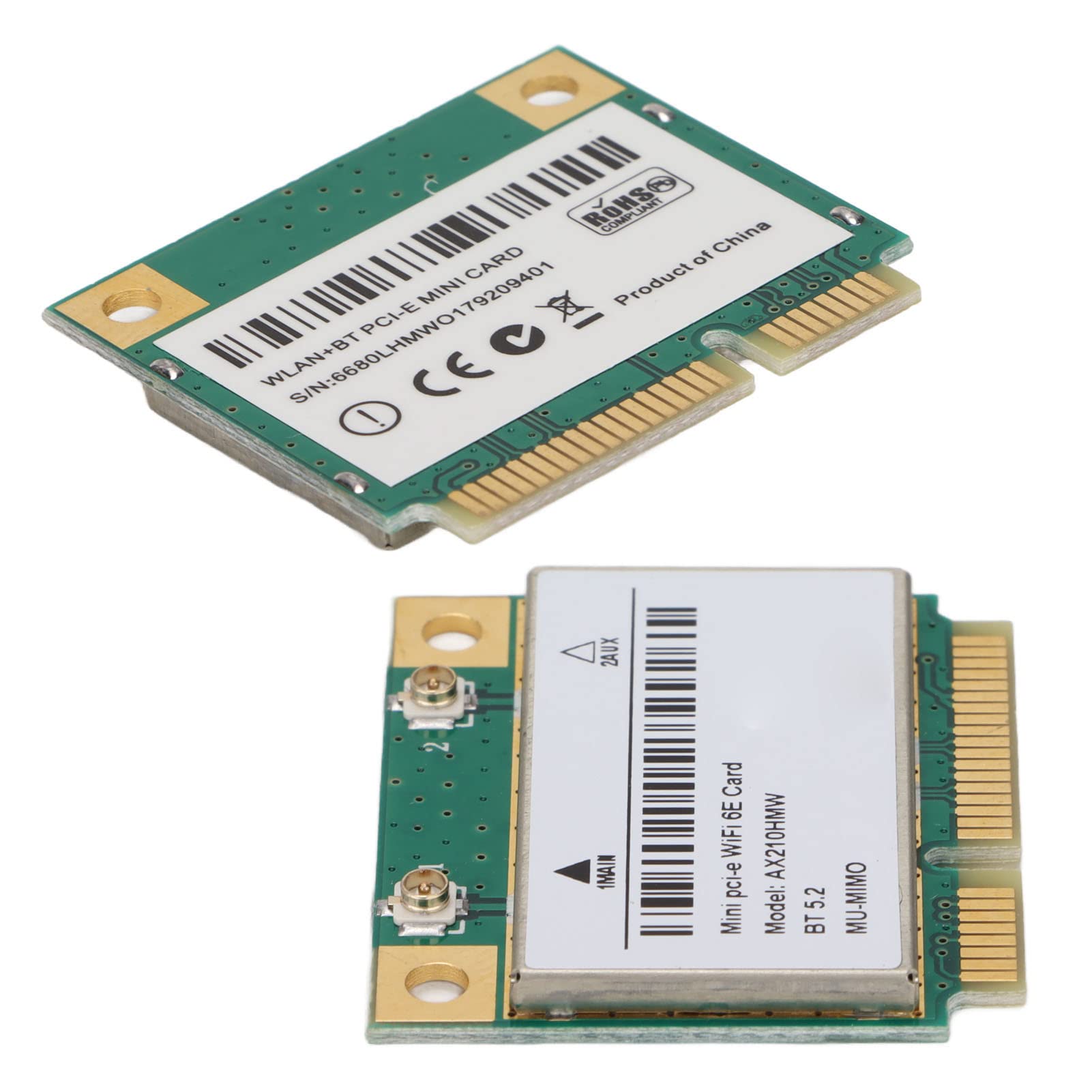 Adattatore di Rete per Computer, Modulo Scheda di Rete per Laptop, Adattatore WiFi con Interfaccia PCIE per Aumentare La velocità di Internet