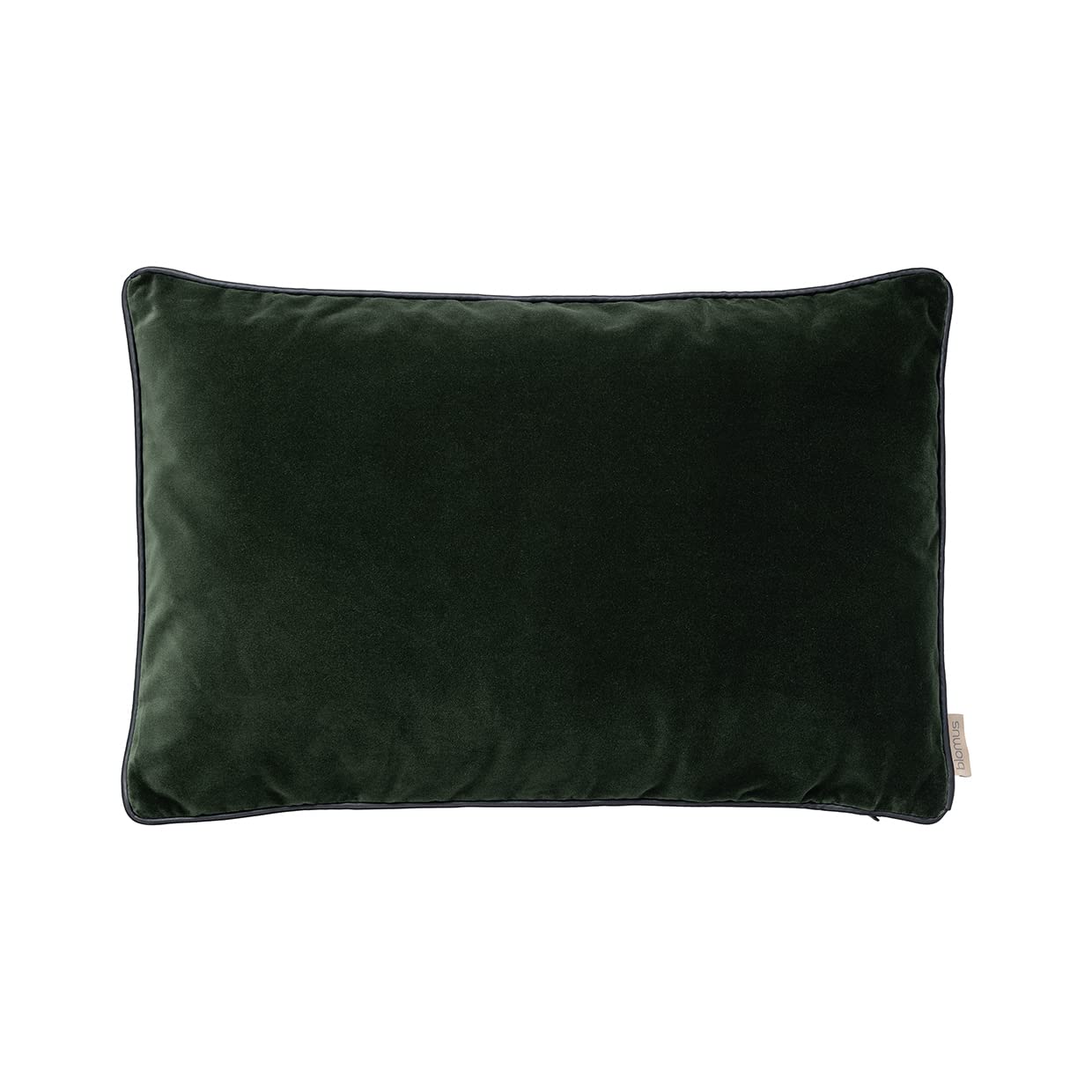 Housse de coussin coton doux Blomus Velvet vert canard 40 x 60 cm