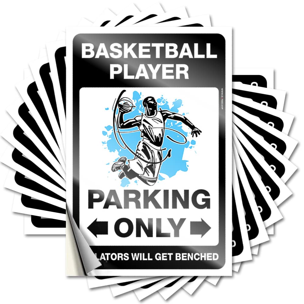 Assorted, Lettering Sticker Haves Basketball Player Parking Only | Ship Country(6X9CM)