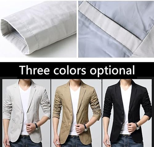 ANNA GARDEN Blazer masculino slim fit moda jaqueta masculina terno casual negócios top elástico cor