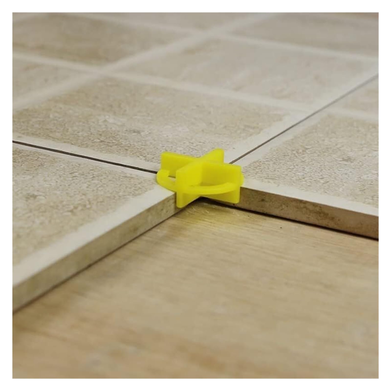 Nivelador de baldosas, Localizador de cuñas cruzadas for azulejos 2 en 1 100 piezas - Herramienta for colocar espacios el piso(1.5mm 2mm)