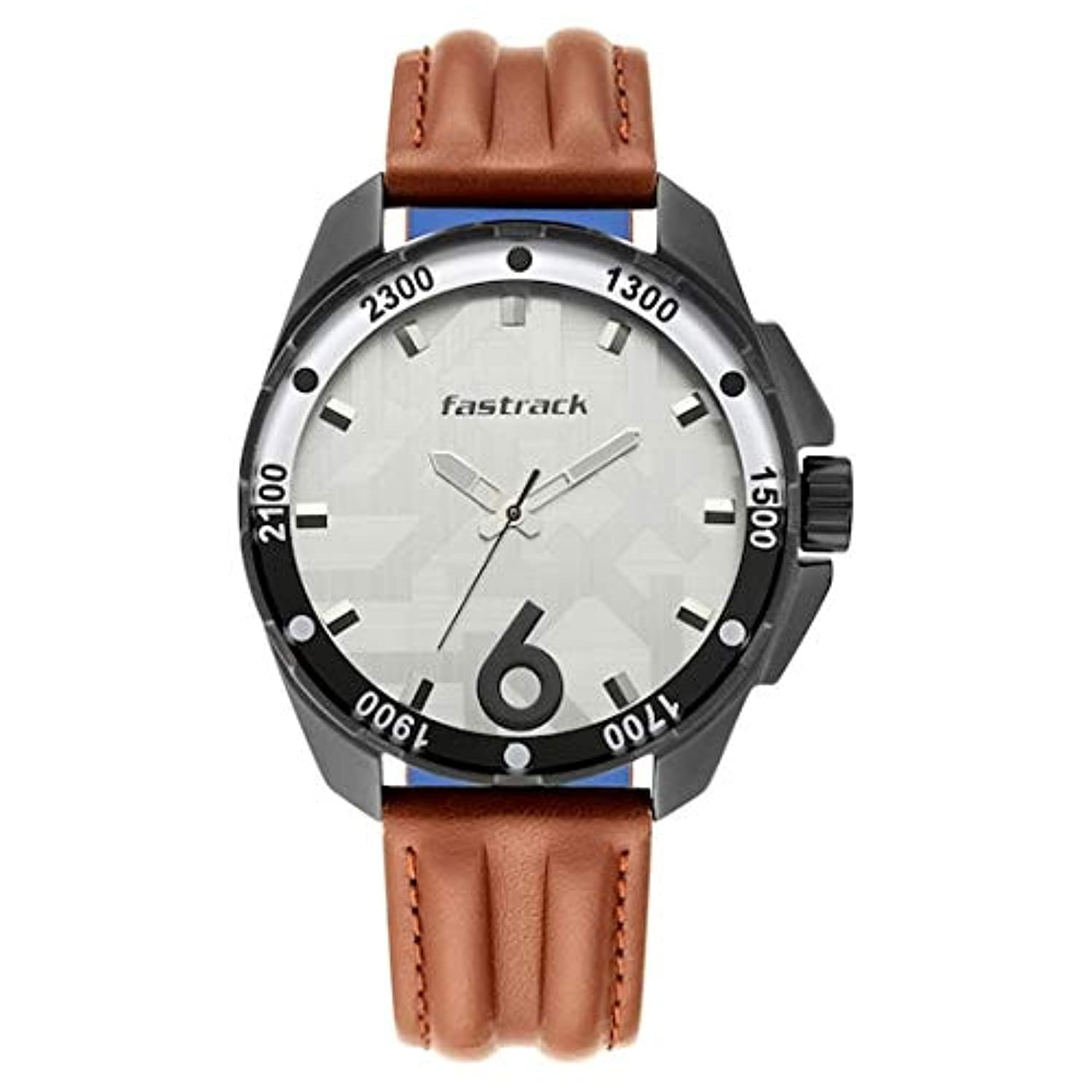 Fastrack Hitlist Quartz Analog White Dial Leather Strap Watch For Men-NS3084NL04 (B0892QYNB7) Amazon Price History, Amazon Price Tracker