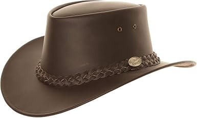 Brown Leather Australian Style Cowboy 