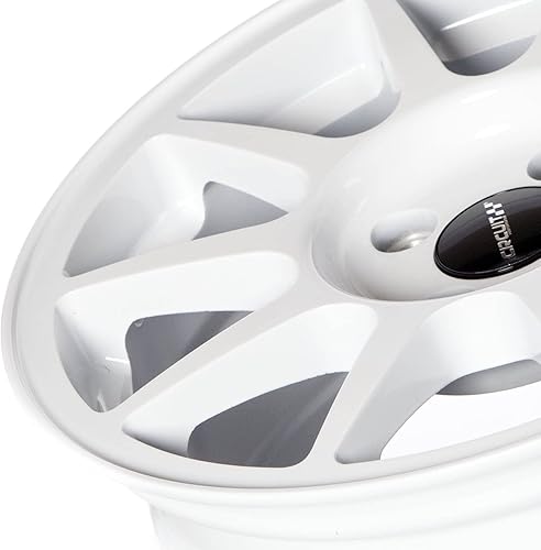 Miniatura 5 de Circuit Performance CP23 15x7 Blanco Brillante 4x100 +1.378 in Ruedas de desplazamiento JDM Type R Style Llantas compatibles con Honda Civic, Acura