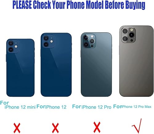 Miniatura 3 de Juego de 3 fundas de repuesto para lente de cámara trasera para iPhone 12 Pro Max (6.7 pulgadas), antiarañazos y resistentes al agua, repuesto de