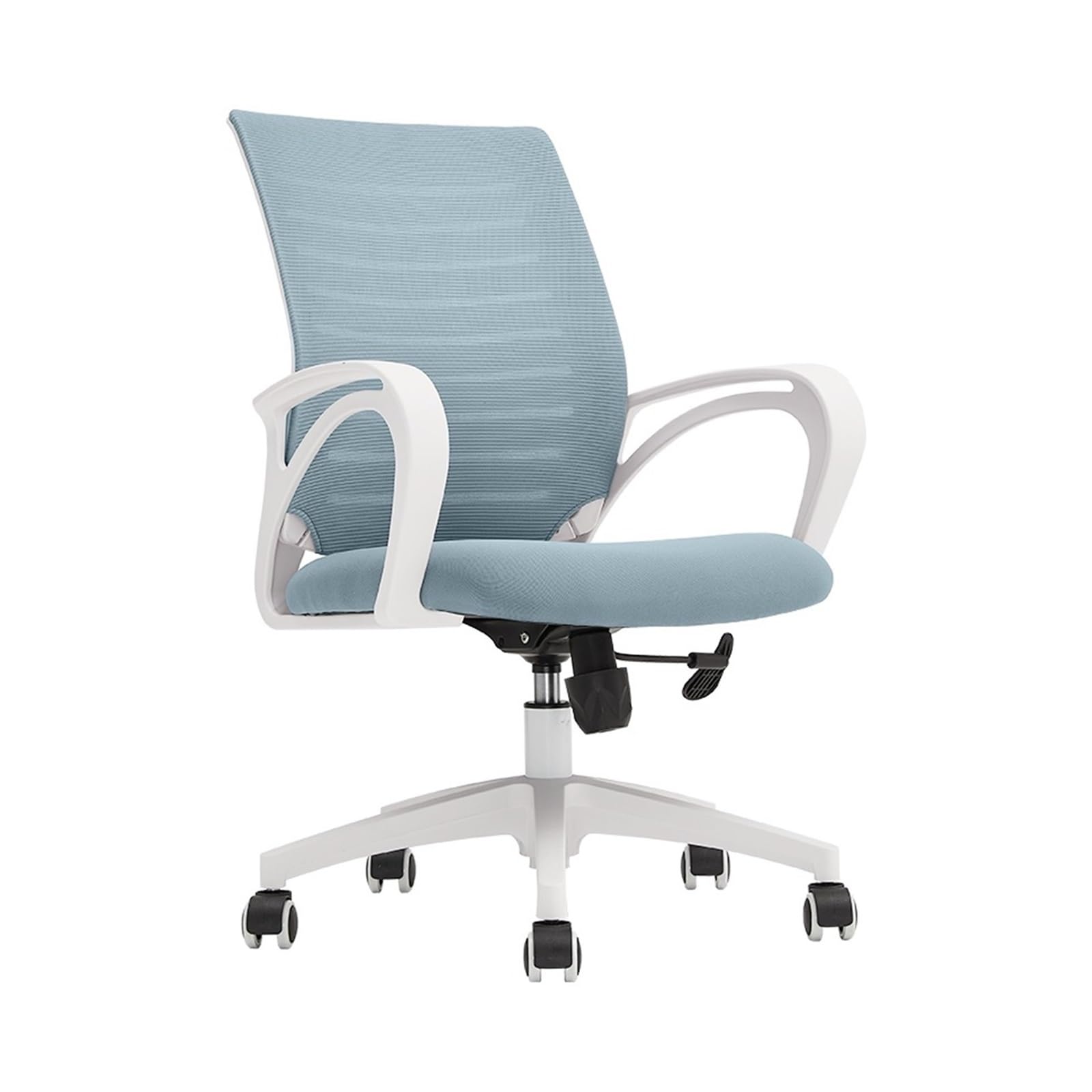 Chaise de bureau ergonomique en maille respirante avec dossier Mid Back bleu
