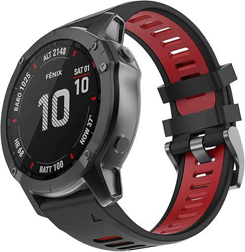 Miniatura 2 de OVERSTEP Correa de reloj compatible con Garmin Fenix 6, correa de repuesto de ajuste rápido de 0.866in para Fenix 6 ProFenix 5, 5 PlusFenix